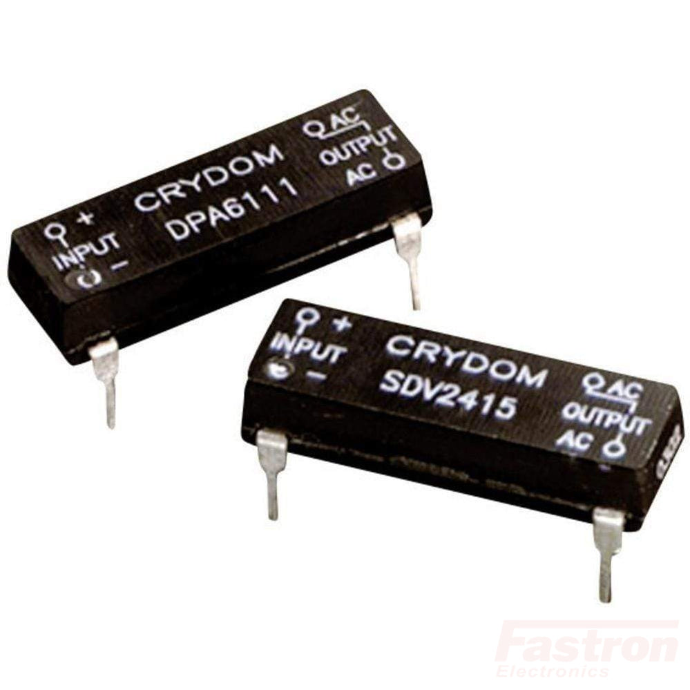 SDV2415, Solid State Relay PCB Mount, 3.5-10VDC control input, 1A 20-280VAC Load, PCB Mount SDV2415, Solid State Relay PCB Mount, 3.5-10VDC control input, 1A 20-280VAC Load, PCB Mount